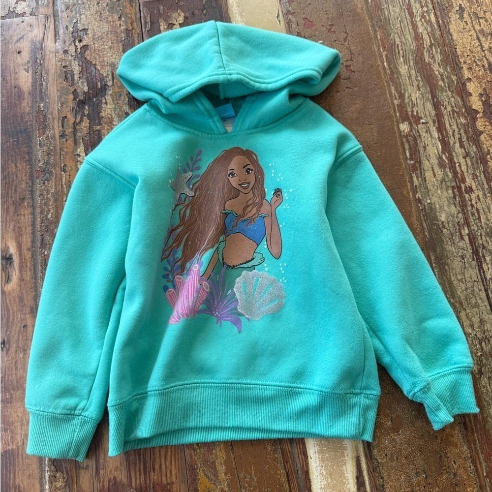 Disney Ariel The Little Mermaid Kids Hoodie - Teal | 4T